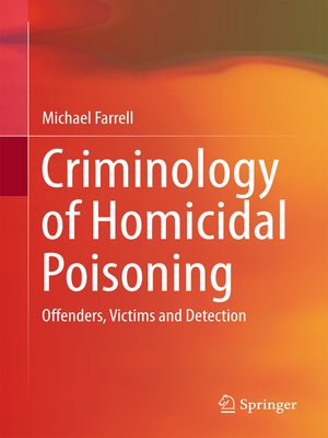 cover image of Criminology of Homicidal Poisoning